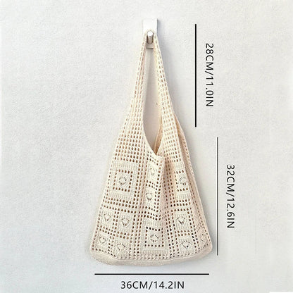 Luxury Hollow Crochet Tote