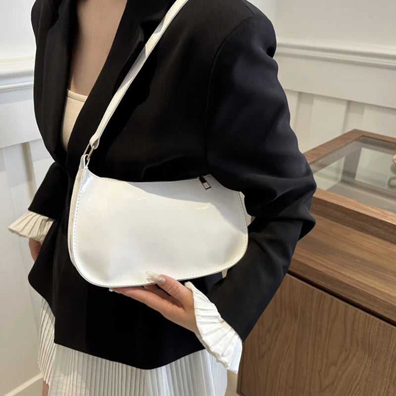 Retro Leather Hobo Bag