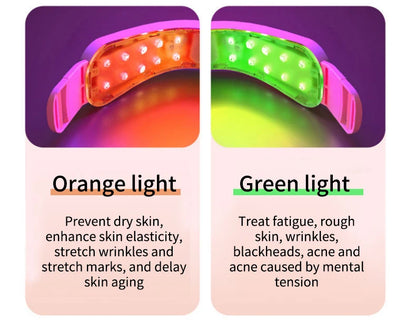 LED V-Face Lifting Massager: Photon Therapy & Vibration Slimming Device