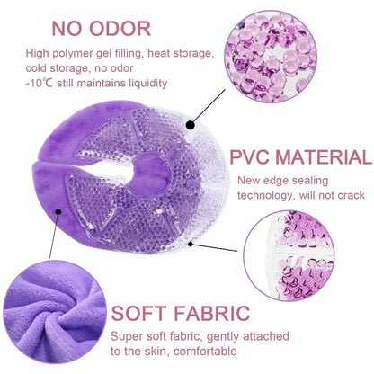 Breast Therapy Gel Pads for Hot Cold Nursing Relief & Postpartum Care