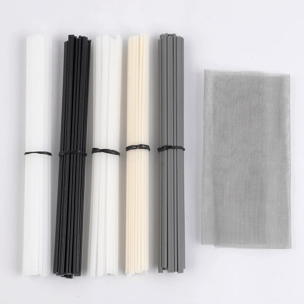 Plastic Welding Repair Kit with Stainless Steel Mesh & Rods for Car Bumper