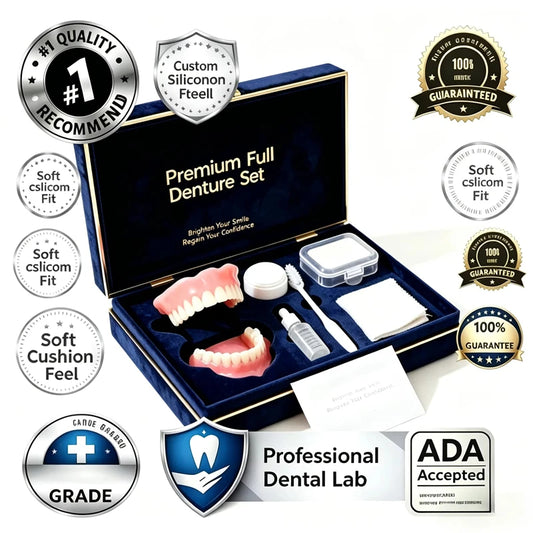 Premium Realistic Cosmetic Denture Set for Instant Smile Transformation