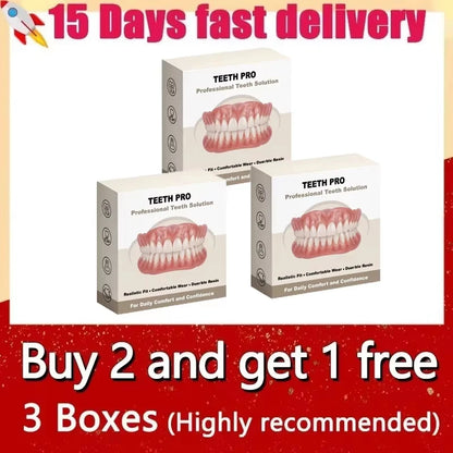 Comfortable Realistic Denture Set for Natural Looking Smile and Daily Confidence