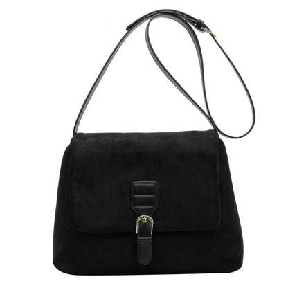 Luxury Vintage Suede Hobo Bag