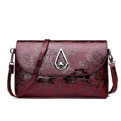 Luxury Floral Embossed Clutch