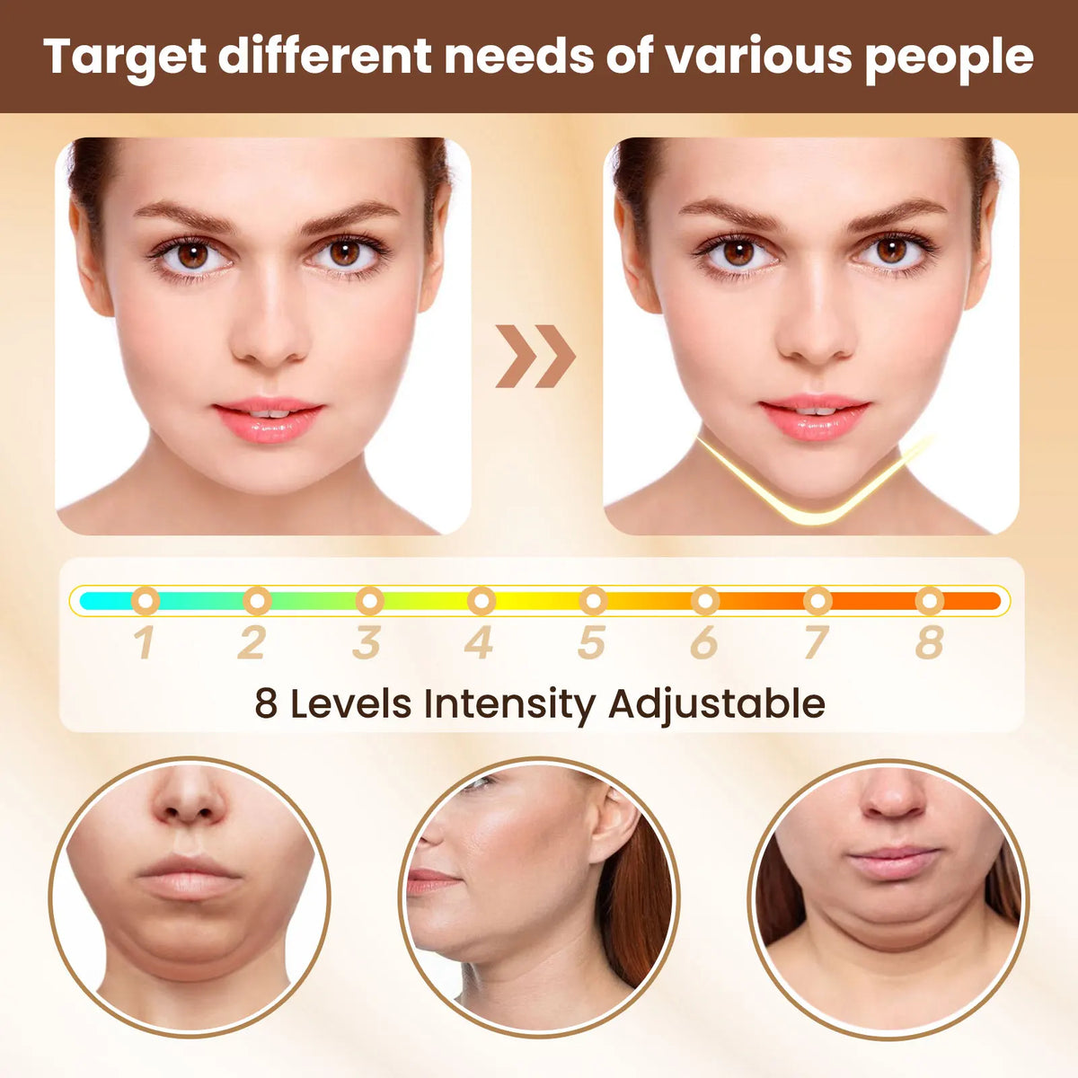 Electric V-Face Lifting Beauty Device Facial Firming Skin Care Massager