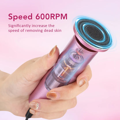 Electric Callus Remover for Feet - Professional Pedicure Foot File with 20 Discs