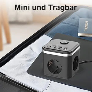 7-in-1 Power Strip with USB-C, Ultra-Thin Flat Plug & 2m Extension Cord - 11