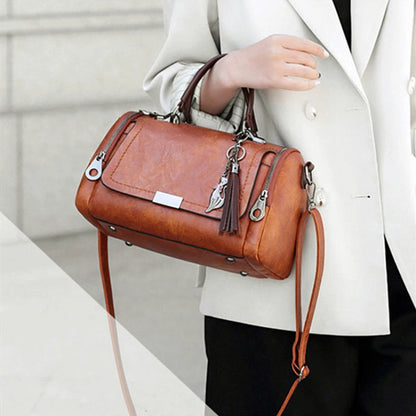 Luxury Tassel Boston Tote