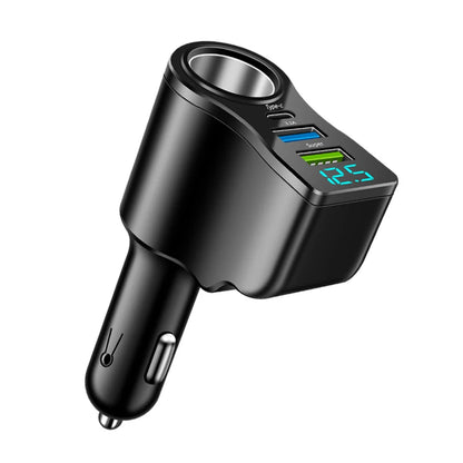 66W Fast Car Charger - Multi-Function Dual USB Cigarette Lighter Adapter