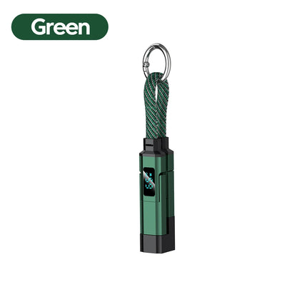 4-in-1 Fast Charging Cable with Digital Display - USB-C & Lightning Cord