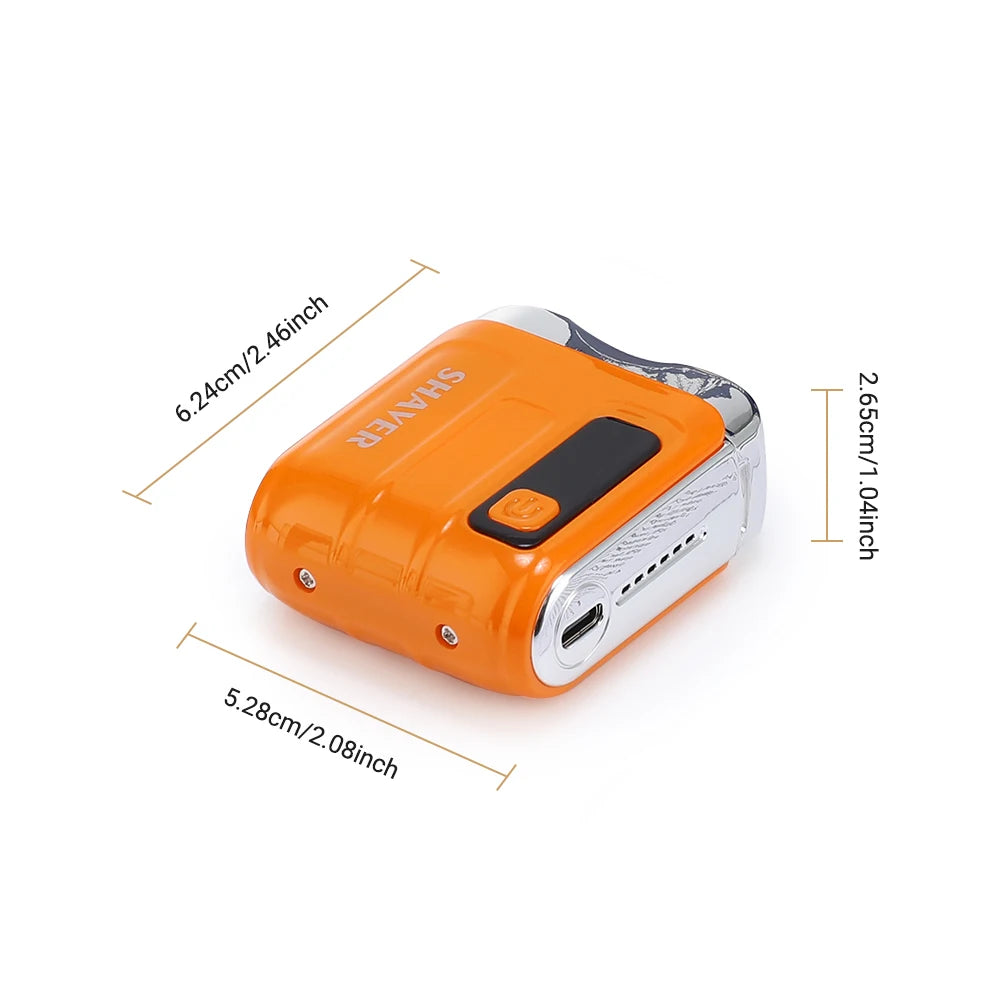 Portable Mini Electric Shaver with Digital Display & USB Rechargeable - 17