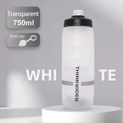 ThinkRider Sports Water Bottle - Leak-Proof Squeeze Bottle for Cycling & MTB
