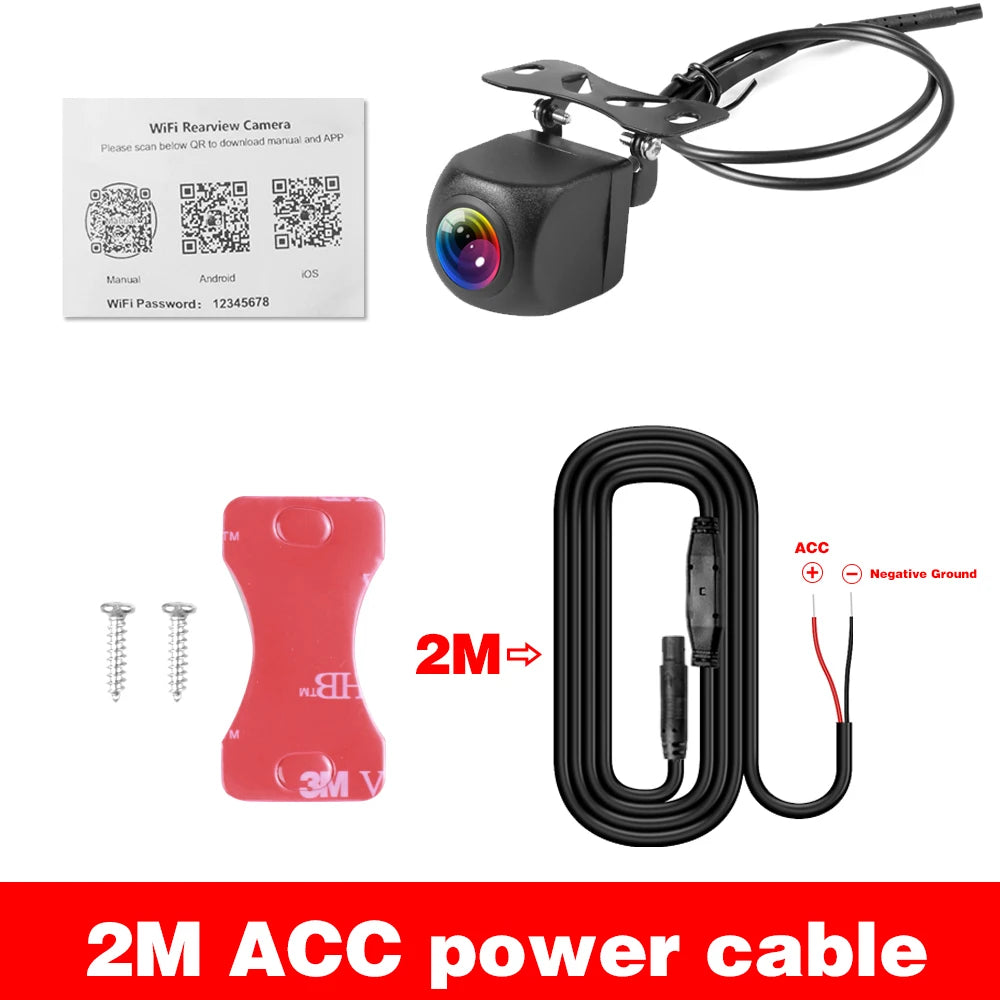 HD Wireless WiFi Backup Camera - Waterproof Car Rear View Camera for iOS & Android - 20
