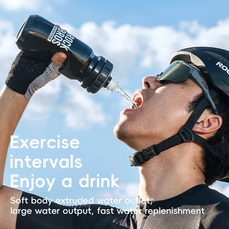 ROCKBROS 600ML Squeeze Sports Water Bottle for Cycling & Outdoor Activities - 2