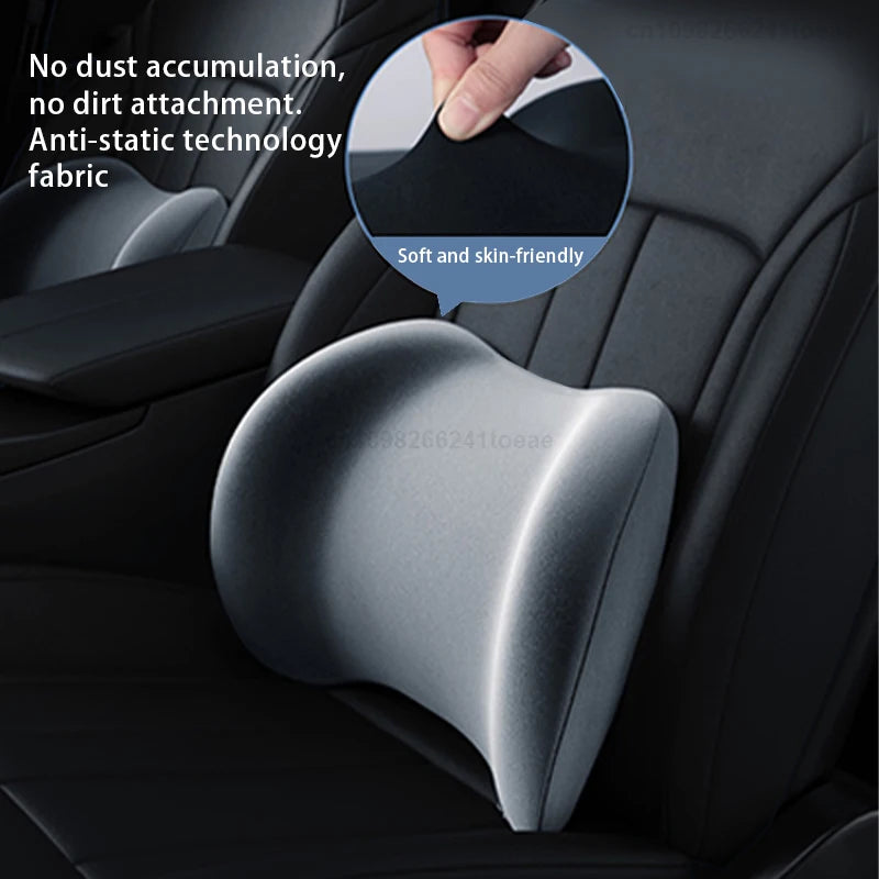 Ergonomic Memory Foam Lumbar Support Pillow for Sleep & Back Pain - 10