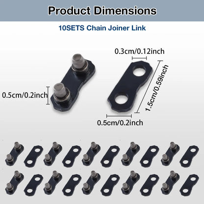 Chainsaw Chain Repair Kit - Pocket Breaker Punch & .325 Joiner Links Mending Tool