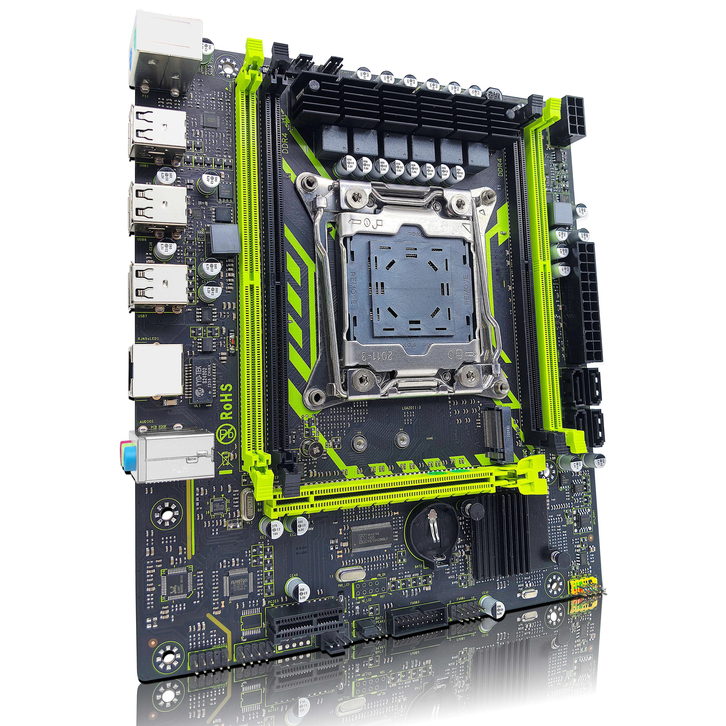 ZSUS X99 LGA2011-3 Motherboard Kit with Xeon E5-2630 v4 & 16GB DDR4 RAM - 3