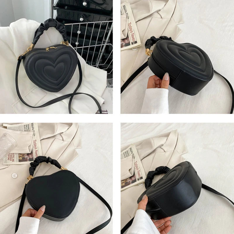 Luxury Quilted Heart Tote