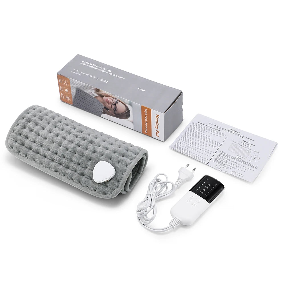 Electric Heating Pad for Back, Neck, and Muscle Pain Relief