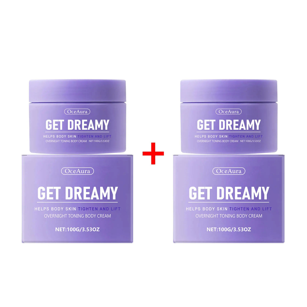 OceAura Get Dreamy Firming Body Cream - Skin Tightening & Collagen Lotion