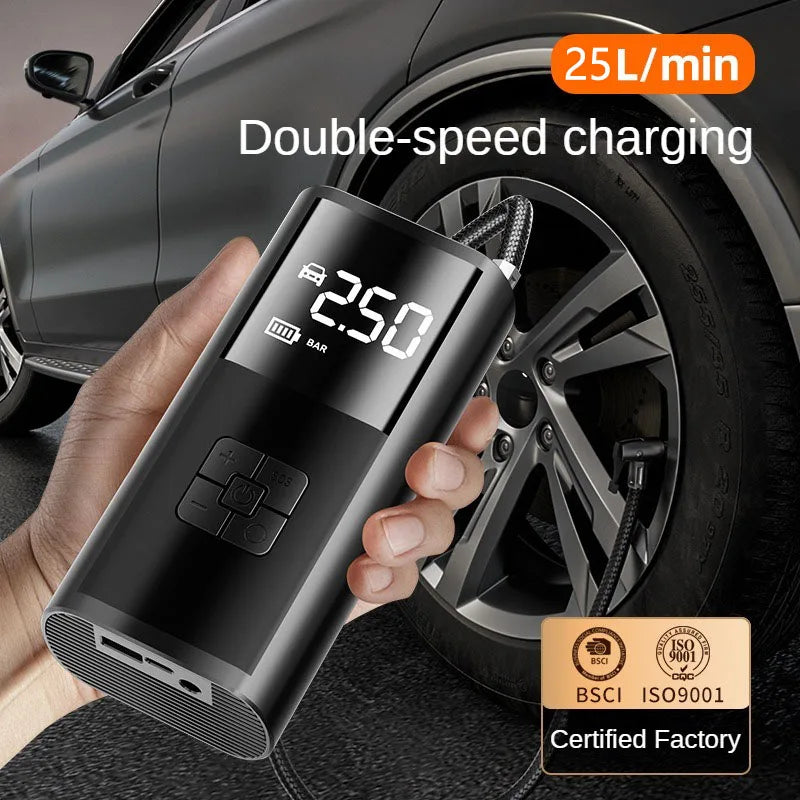 150PSI Portable Tire Inflator & Air Pump