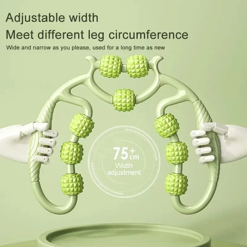 12-Wheel Leg Massager - Roller for Muscle Recovery & Slimming - 2