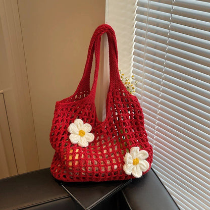 Luxury Chic Knitted Tote Bag