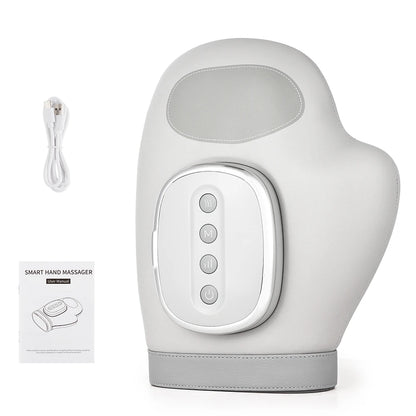Electric Hand Massager with Heat & Air Compression - Cordless Finger Relief