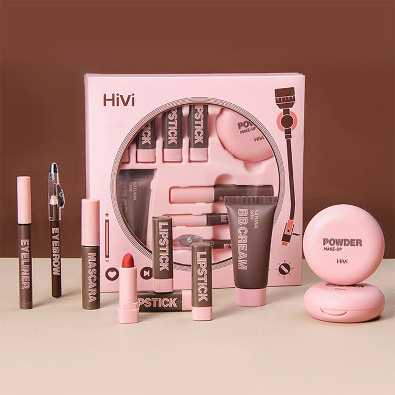 Professional All-in-One Makeup Gift Set - Lipsticks, BB Cream & Essentials - 2