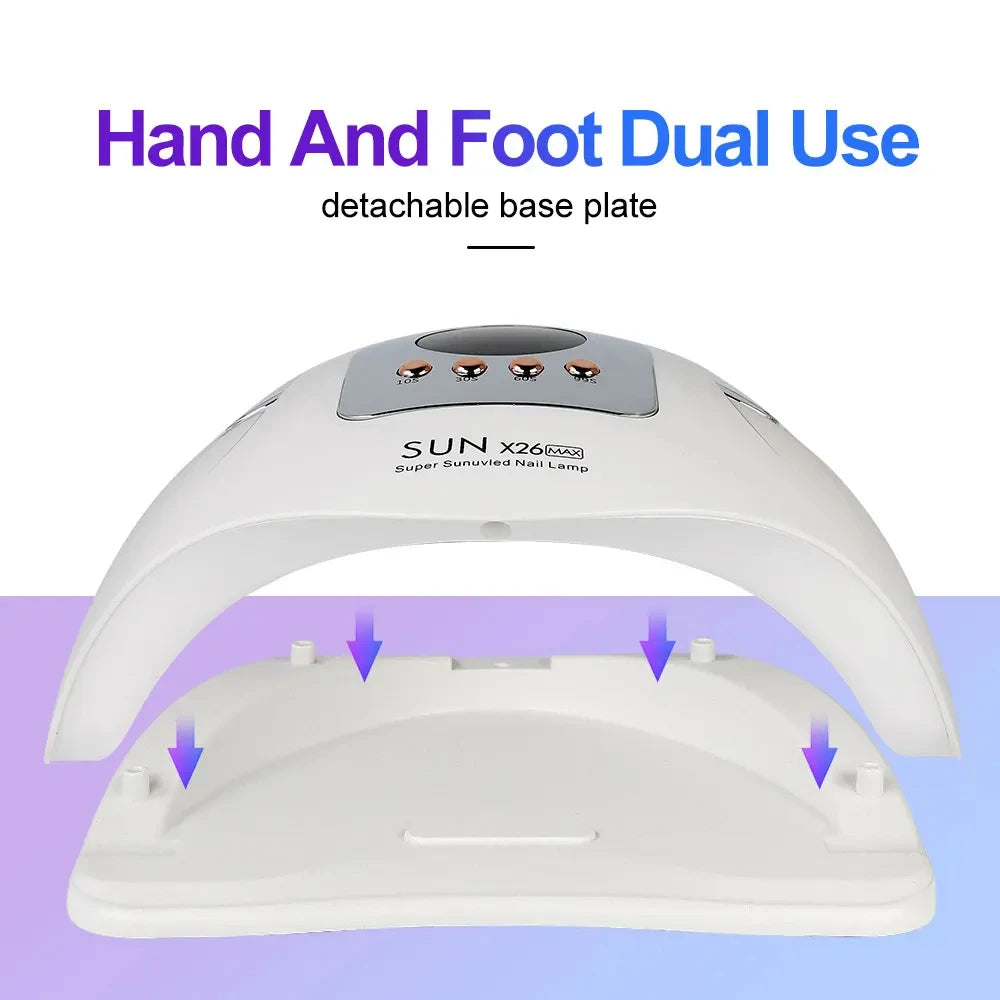 Professional 380W UV LED Nail Lamp - 81 LEDs Fast Gel Dryer - 2