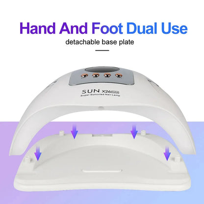 Professional 380W UV LED Nail Lamp - 81 LEDs Fast Gel Dryer
