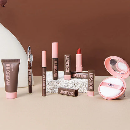 Professional All-in-One Makeup Gift Set - Lipsticks, BB Cream & Essentials
