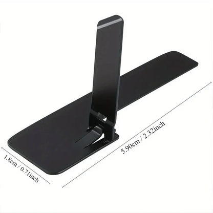 2pcs Ultra-Thin Invisible Phone Kickstand - Universal Folding Metal Desk Stand