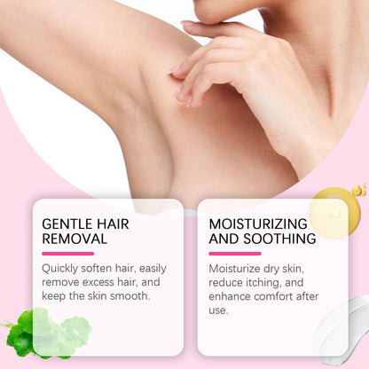 Gentle Body Hair Removal Cream & Soothing Aftershave Oil Set