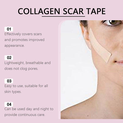 Silicone Collagen Scar Tape for Fine Lines and Scar Repair