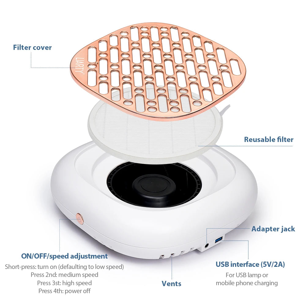 Nail Dust Collector Vacuum