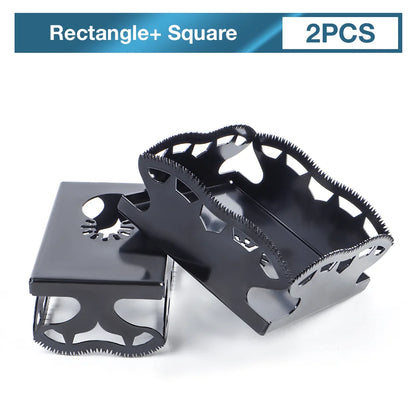 Square and Rectangle Slot Cutter - Oscillating Multi-Tool Drywall Hole Saw