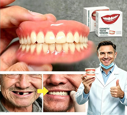 Instant Snap-On Smile Veneers – Custom Fit Reusable Cosmetic Teeth Restoration