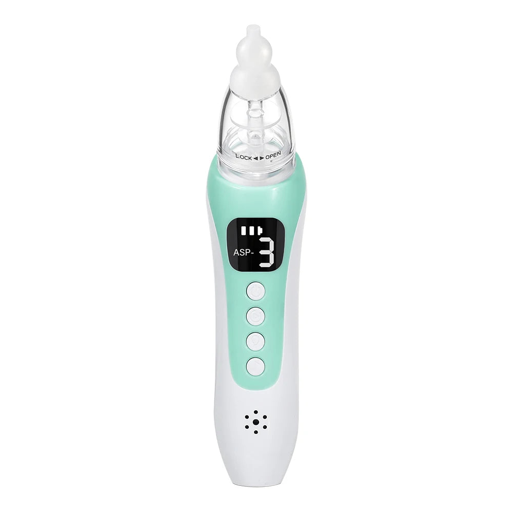 Electric Baby Nasal Aspirator with 3 Suction Levels and Soothing Music