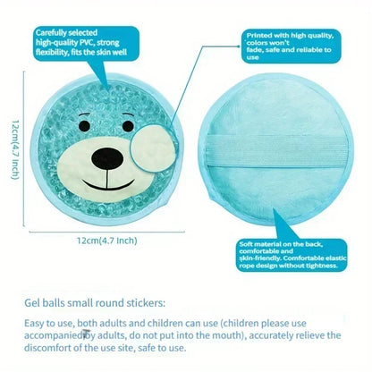Reusable Cartoon Gel Ice Pack - Hot & Cold Therapy for Pain Relief