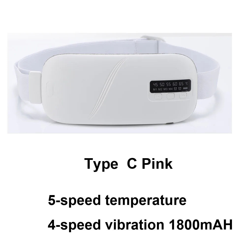 Electric Menstrual Cramp Relief Heating Pad Waist Belt - 38