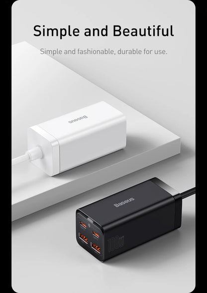 100W/65W GaN Desktop Fast Charger - 4-in-1 Universal Power Station