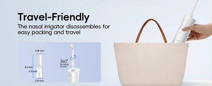 Professional Cordless Water Flosser & Scalp Massager Combo for Oral & Body Care