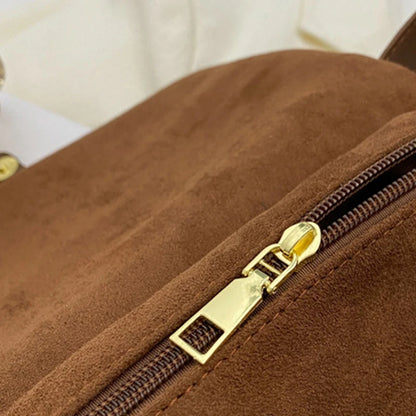Luxury Vintage Suede Hobo Bag