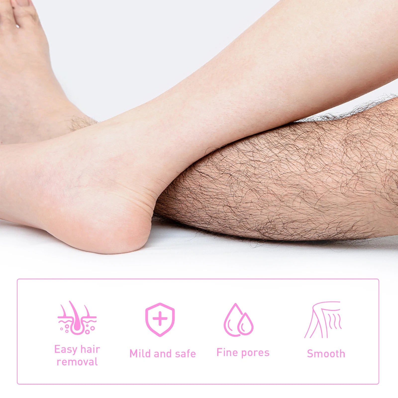 Silky Beauty Hair Removal Spray - Painless Depilatory Mousse for Smooth Skin - 8