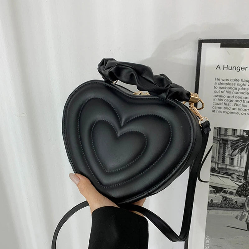 Luxury Quilted Heart Tote