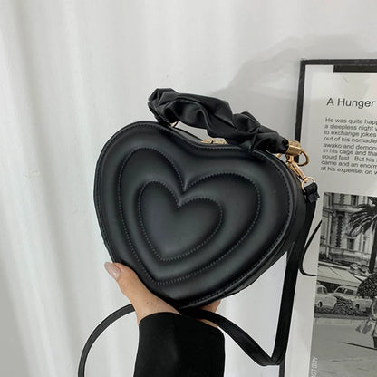 Luxury Quilted Heart Tote