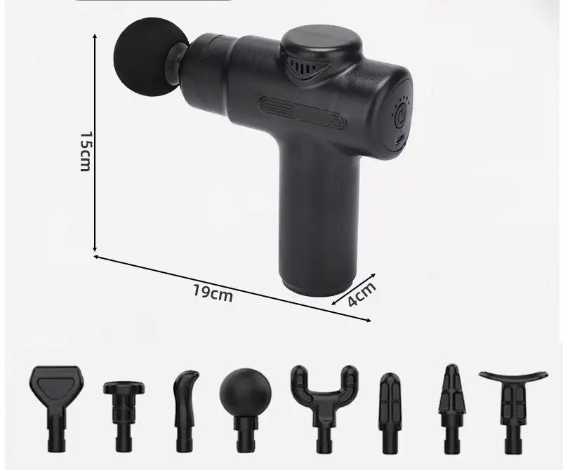 8-Head Deep Tissue Muscle Massage Gun for Pain Relief - 14
