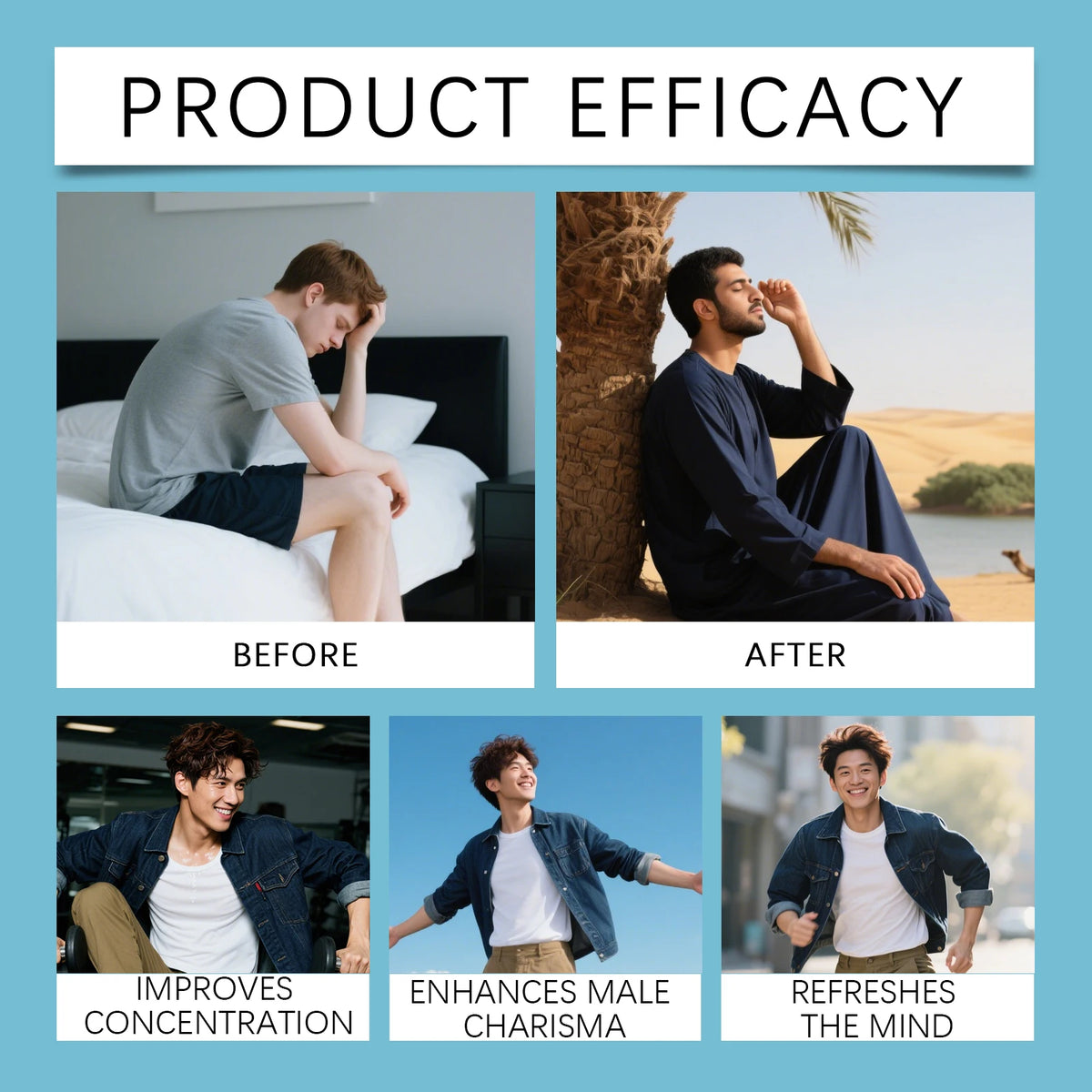 Energy & Charisma Nasal Inhaler - Male Vitality & Performance Support Stick